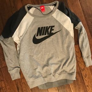 Nike sweatshirt with side zip detail